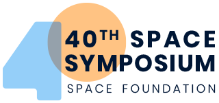 40th space symposium logo stacked black