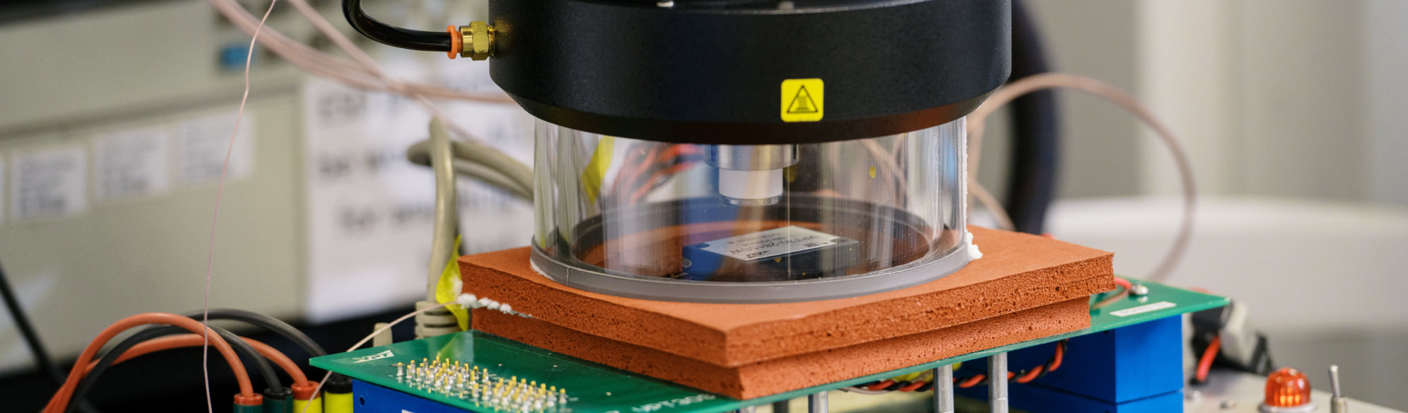 VSC Series unit placed under an environmental testing unit