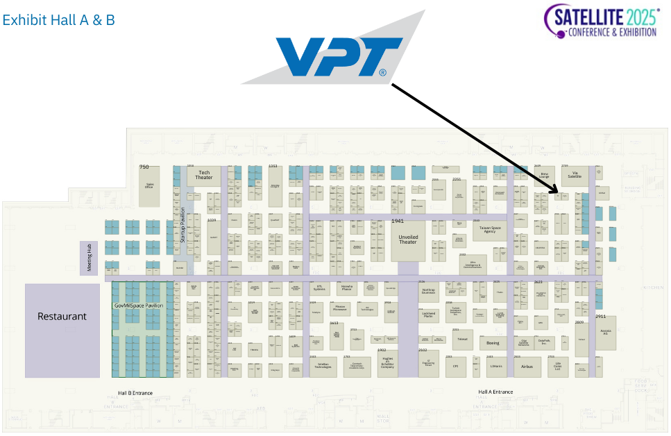 Satellite 2025 Map Booth Location