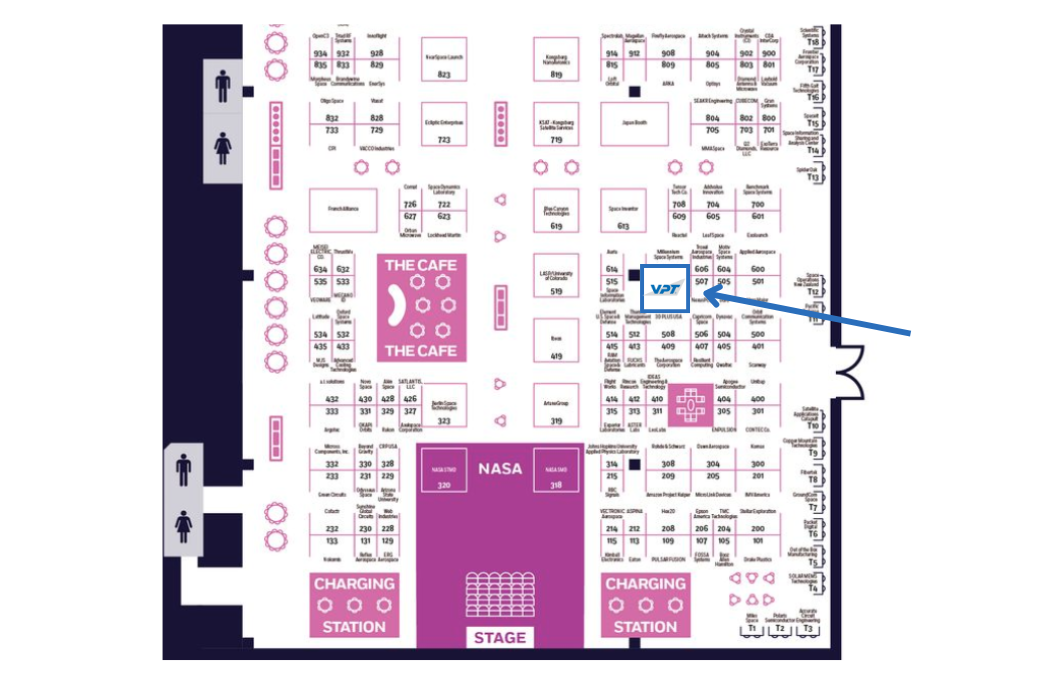Small Sat 2025 Booth Location