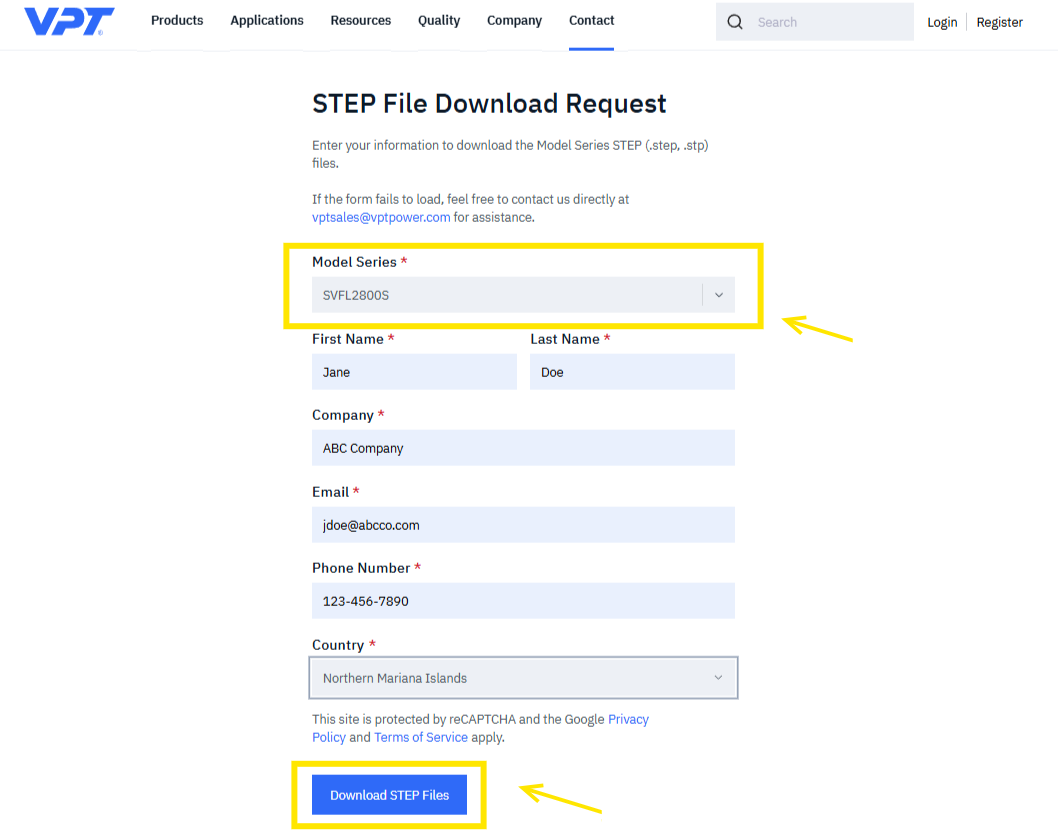 Complete the Download Request Form