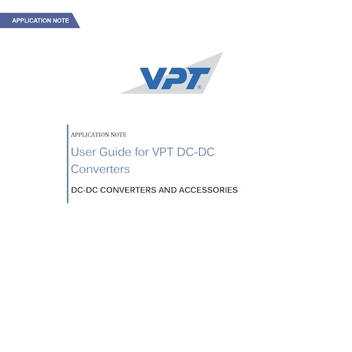 User Guide for VPT DC-DC Converters | VPT, Inc.