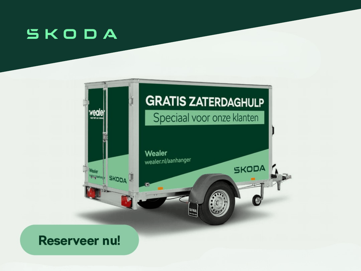 Škoda aanhangwagen klein