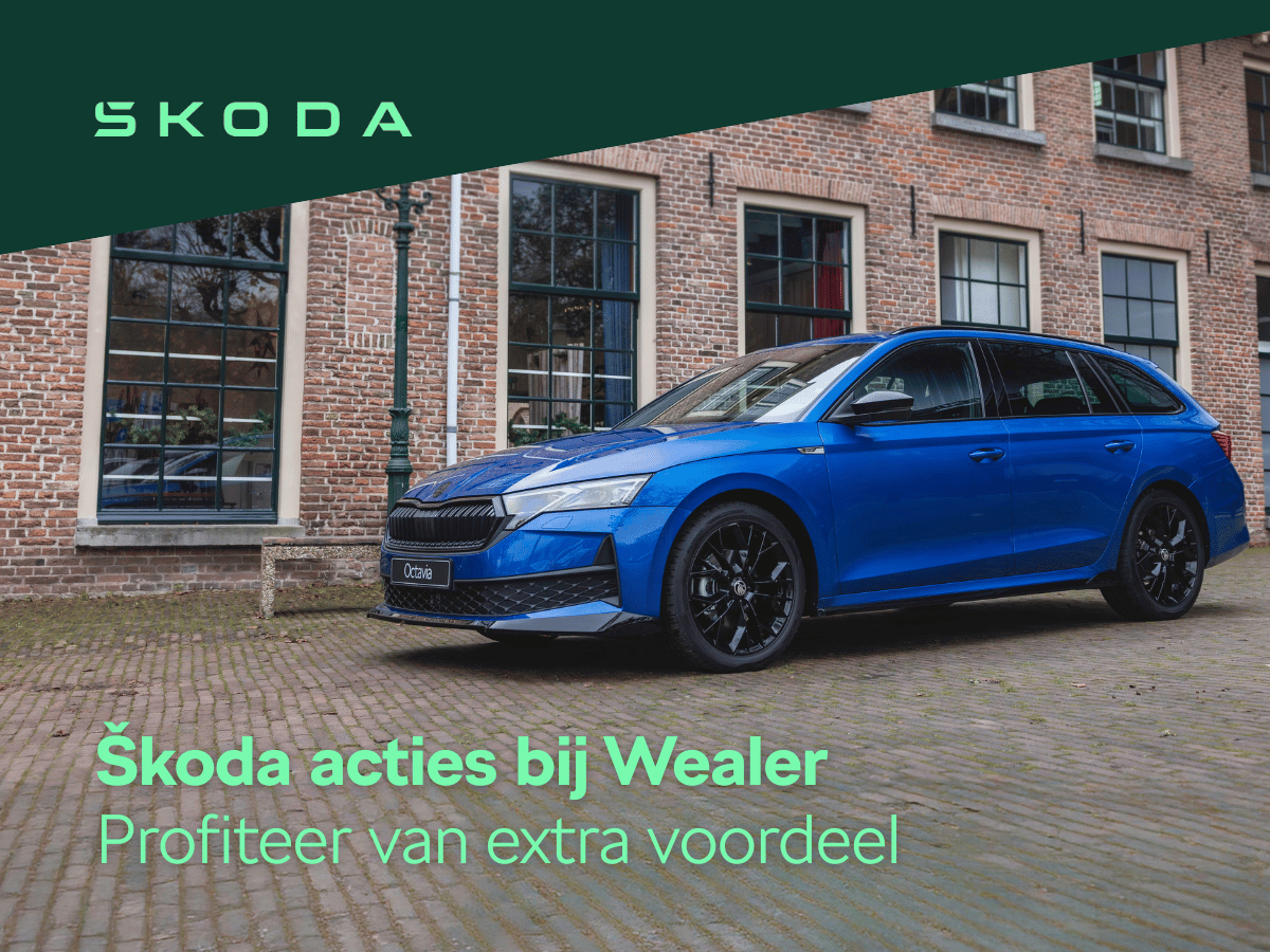 skoda acties bij wealer