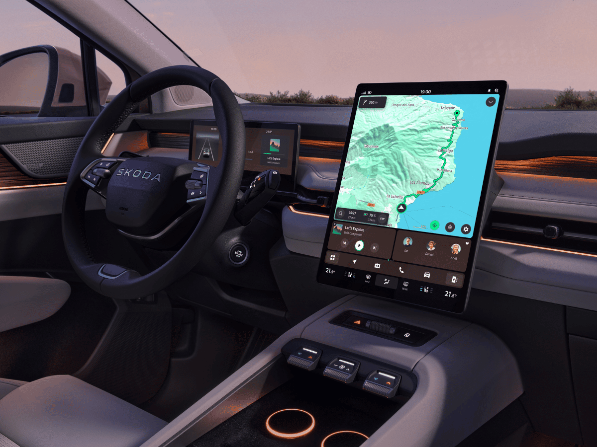 Škoda Peaq infotainment