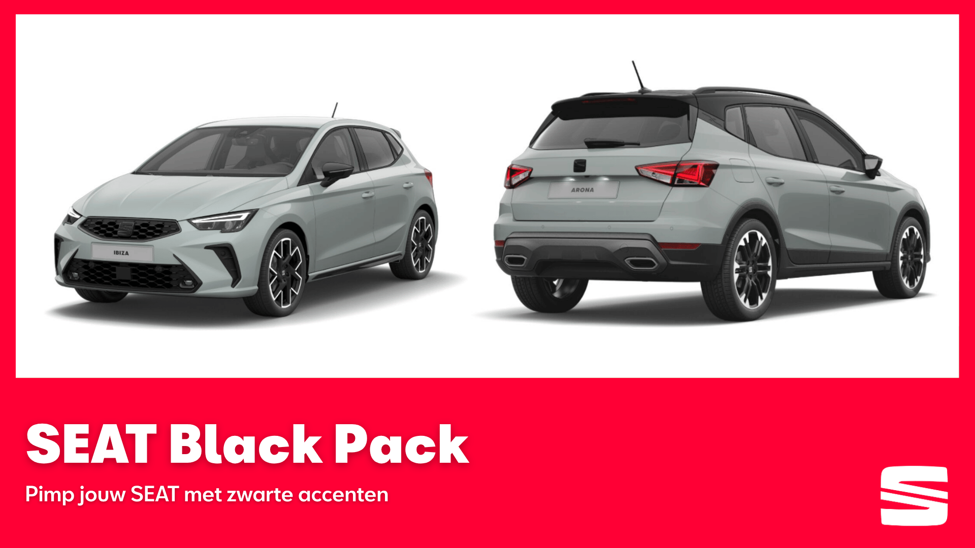 SEAT Black Pack actiebanner