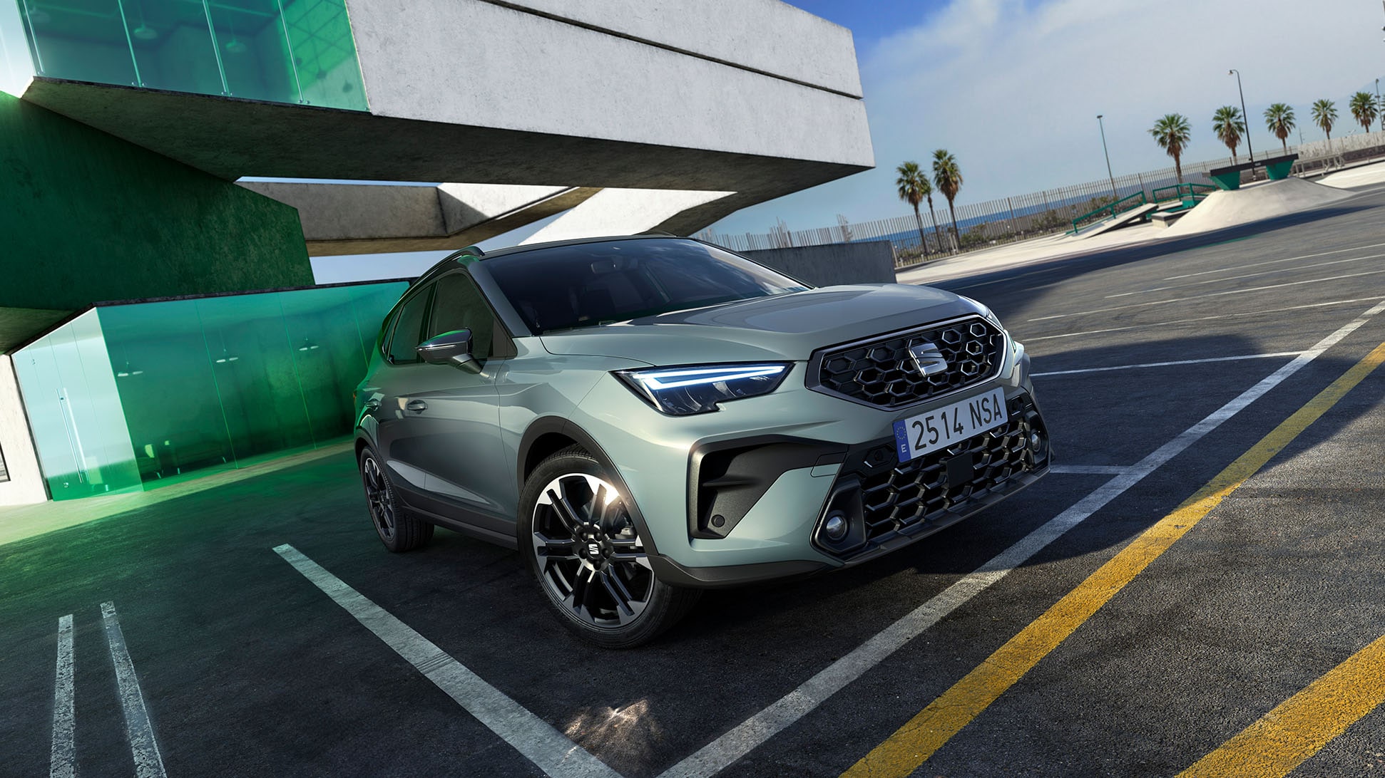 seat arona style front view hero model