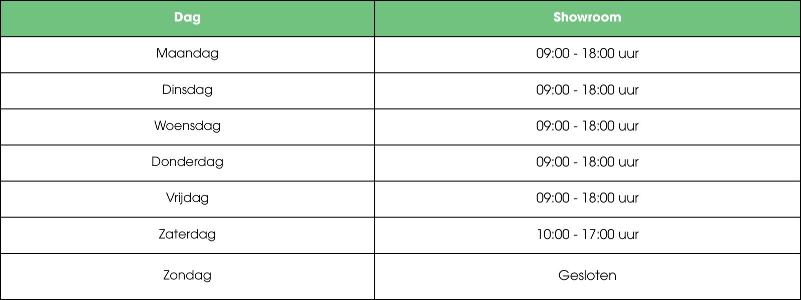 Wealer Occasions Sittard openingstijden