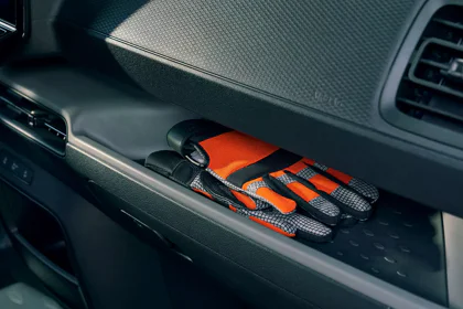volkswagen id buzz cargo dashboard opbergvak