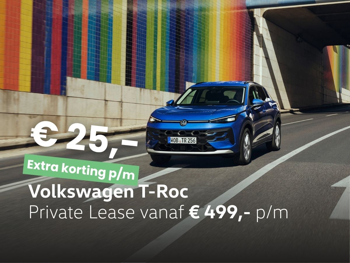 Volkswagen T Roc Private Lease vanaf € 499 pm