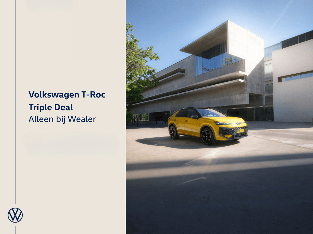 Volkswagen T Roc Triple Deal actie