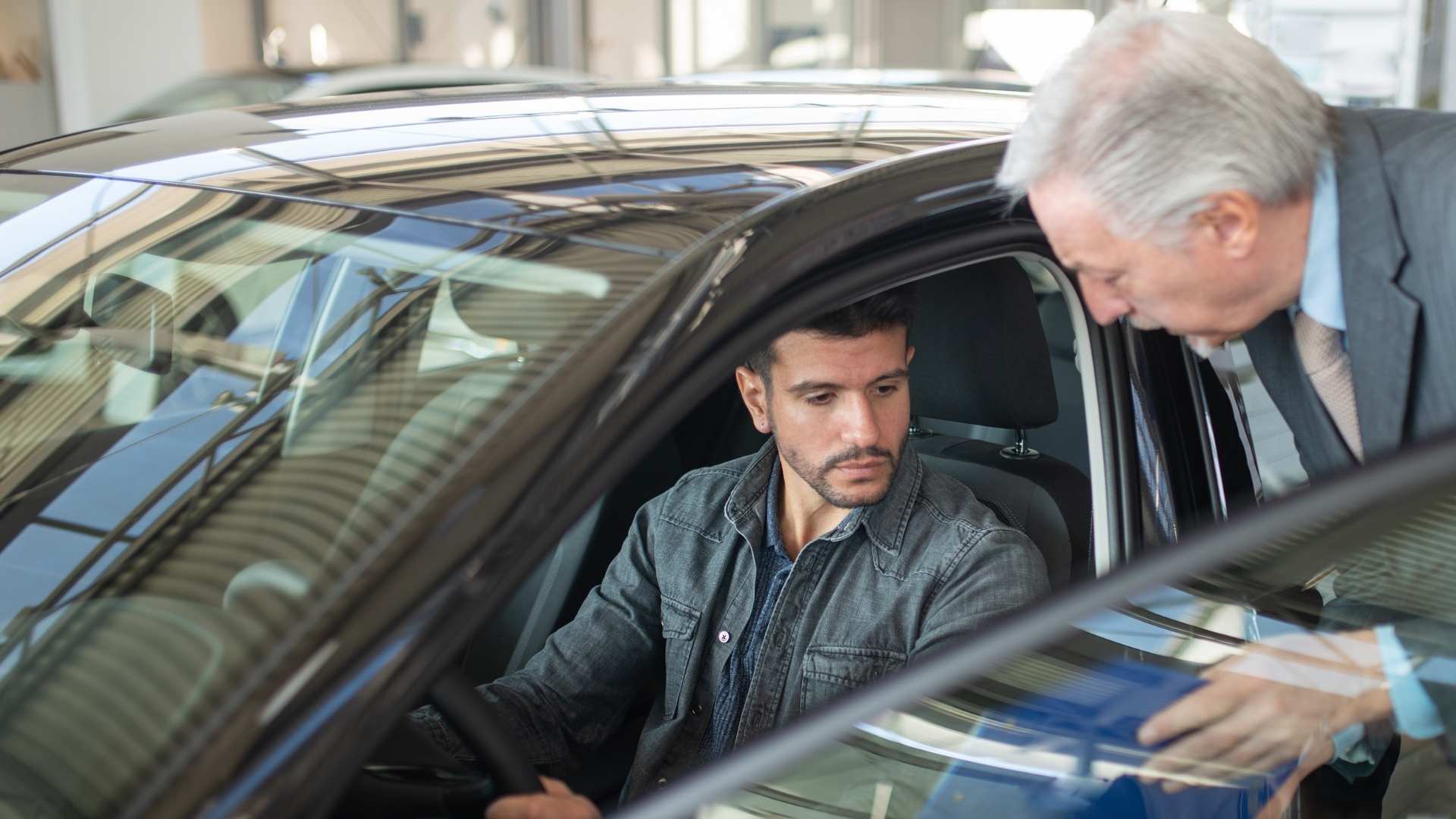Man in auto