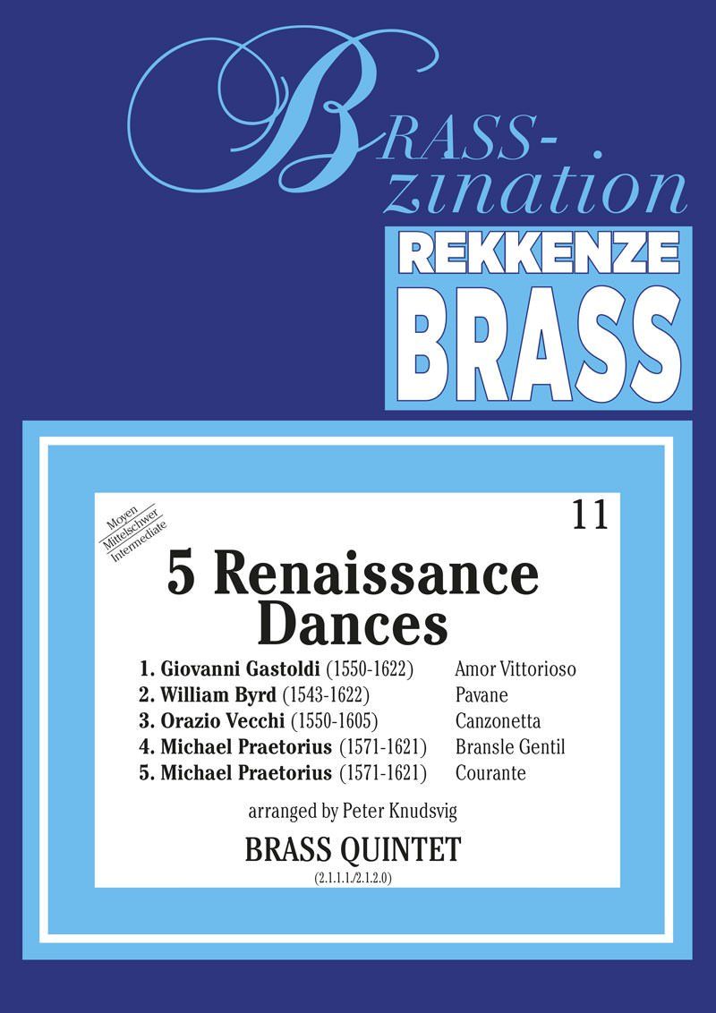 5 Renaissance Dances For Brass Quintet Ens16