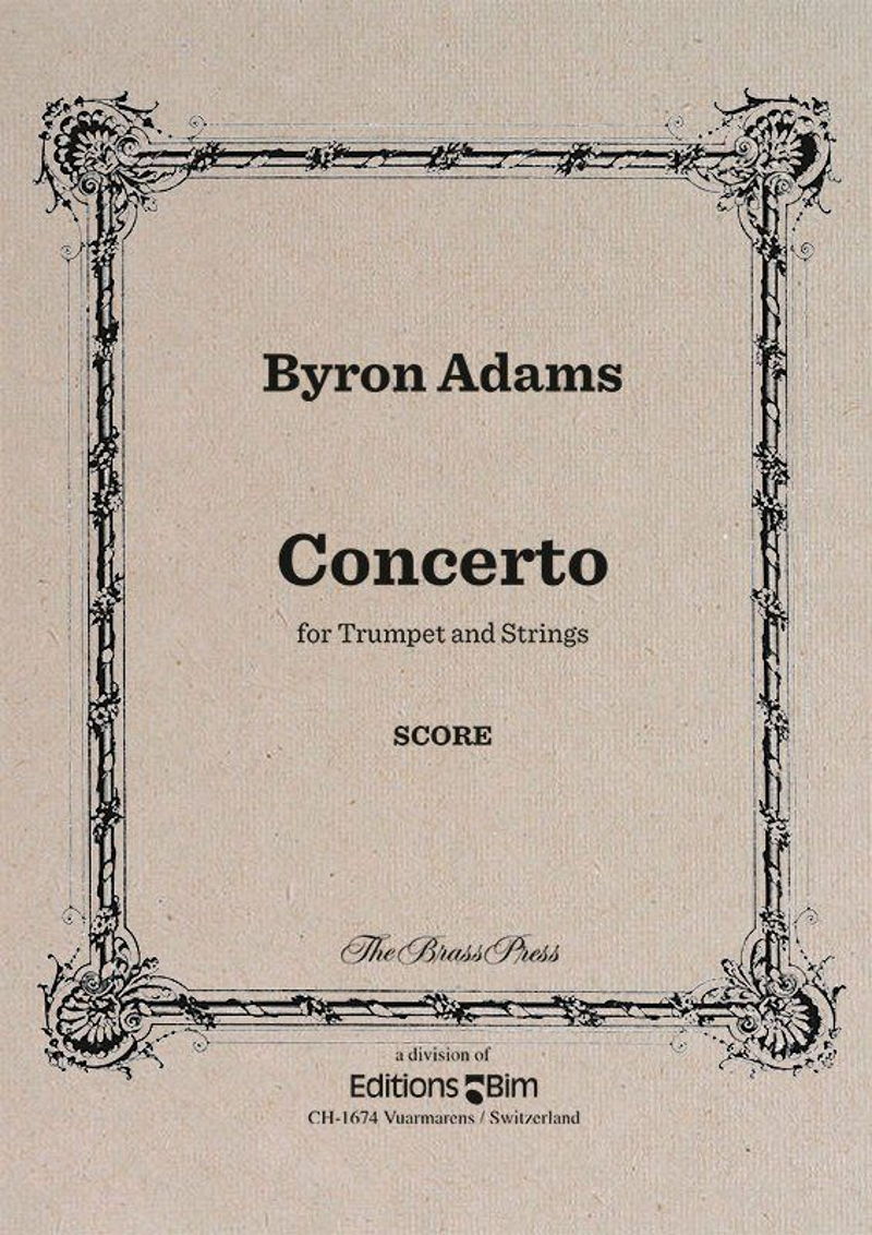 Byron Adams, Concerto for trumpet and string orchestra