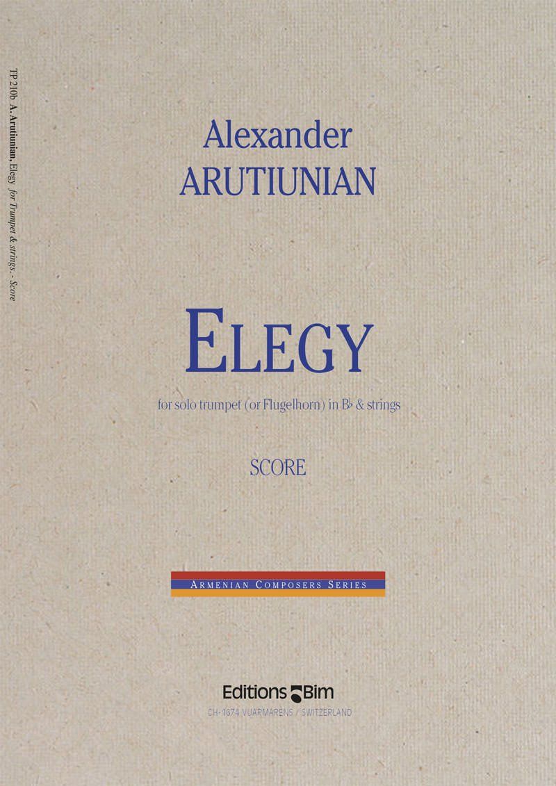 Arutiunian Alexander Elegy Tp210