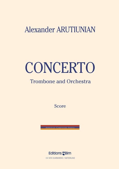 Arutiunian Alexander Trombone Concerto Tb11