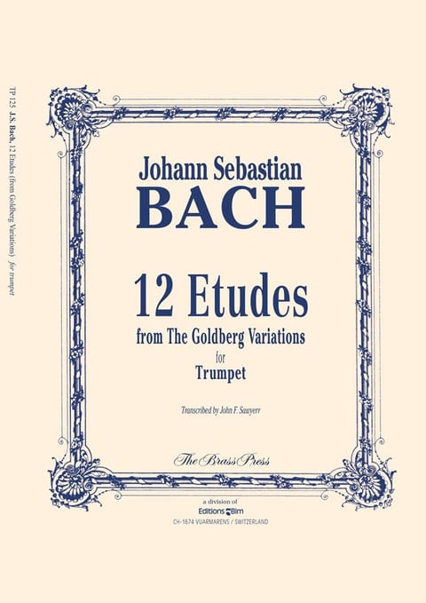 Bach 12 Etudes Tp125
