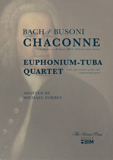 Bach Busoni Chaconne from Partita D minor tuba quartet TU224