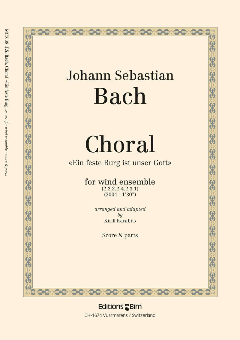 Bach Johann Sebastian Choral Mcx38