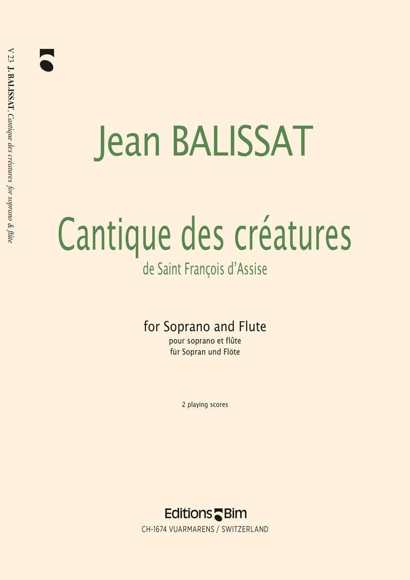 Balissat Jean Cantique Des Creatures V23