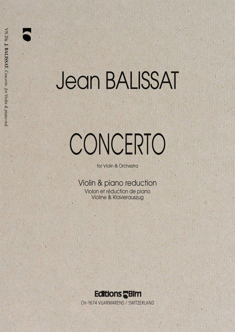 Balissat Jean Concerto Violin Vn20