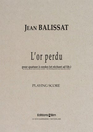 Balissat Jean L Or Perdu Qc4
