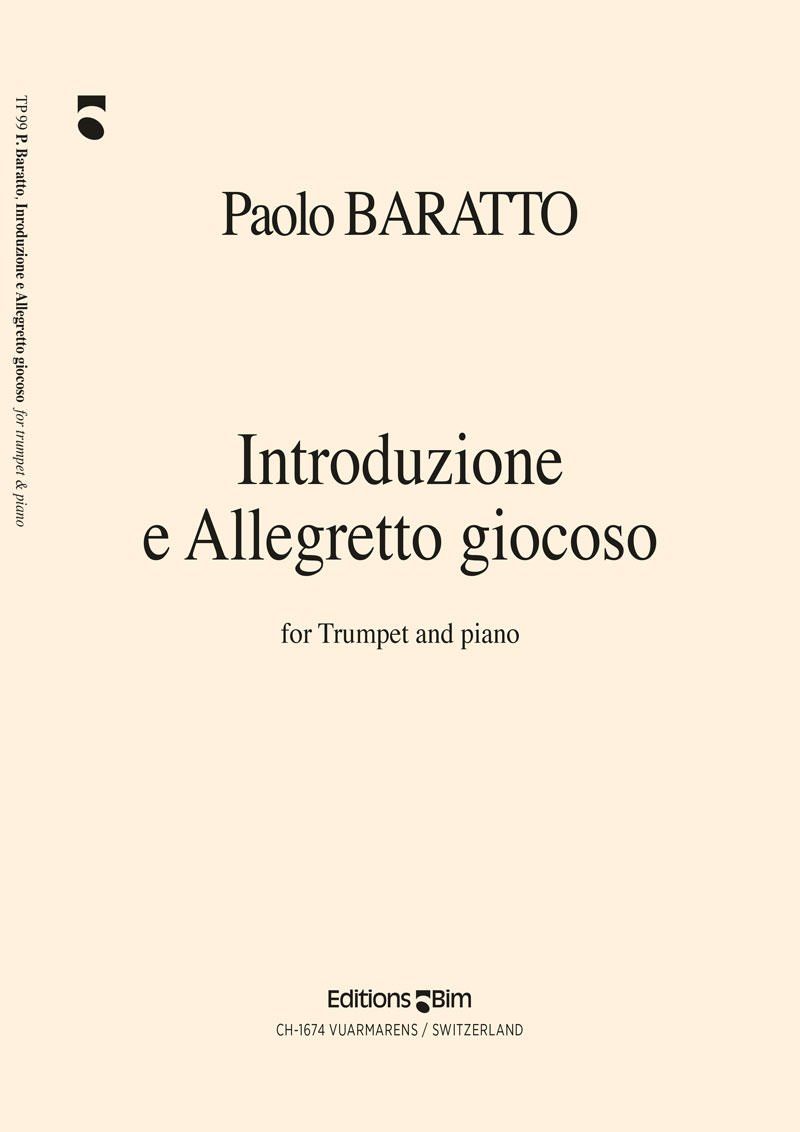 Baratto Paolo Introduzione Allegretto Giocoso Tp99