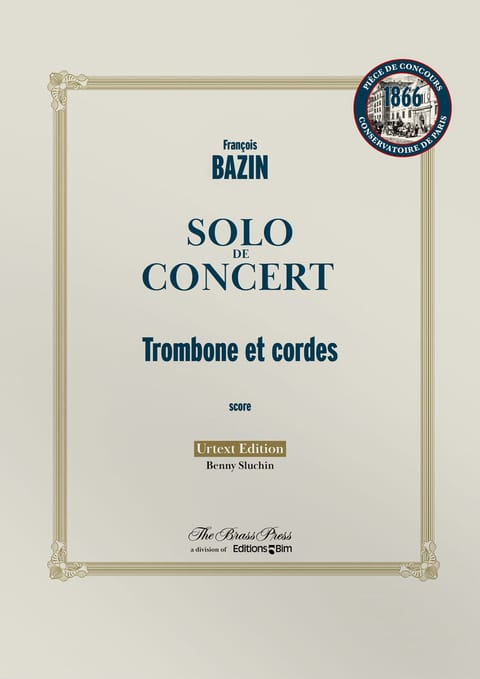 Bazin Francois Solo De Concert Tb104B