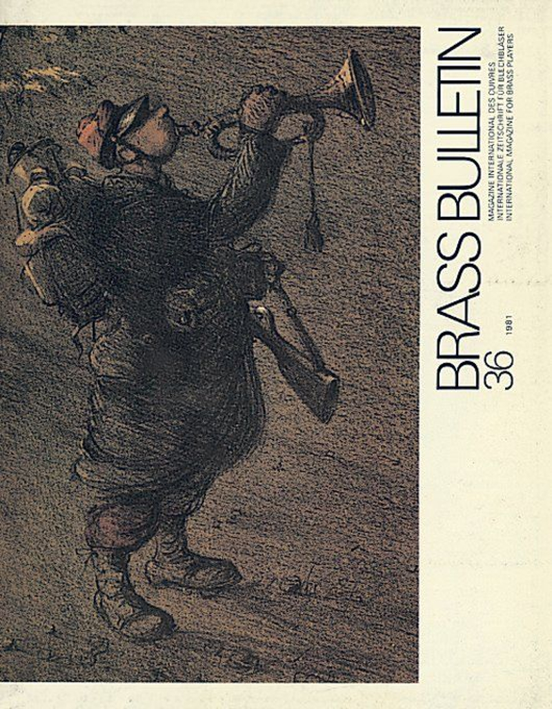 Brass Bulletin No 36 1981