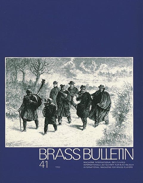 Brass Bulletin No 41 1983