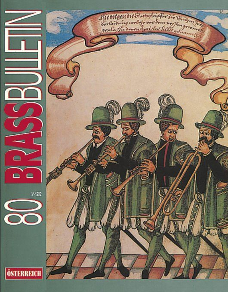 Brass Bulletin No 80 1992