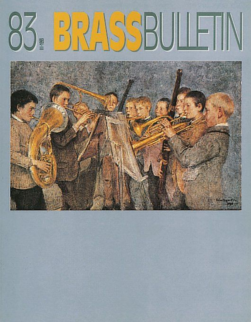 Brass Bulletin No 83 1993