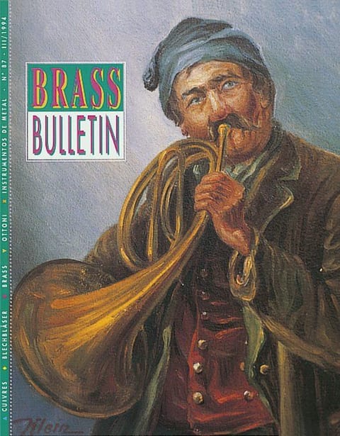Brass Bulletin No 87 1994
