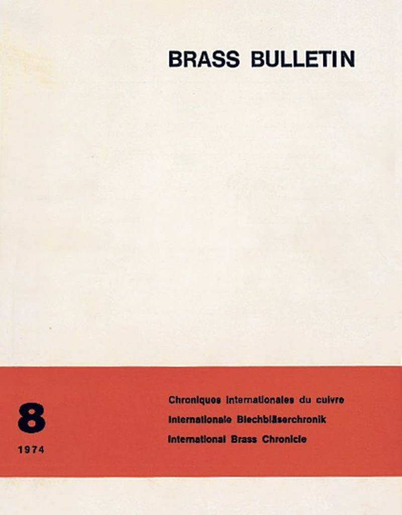 Brass Bulletin No 8 1974