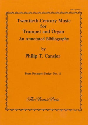 Cansler Philip 20Th Century Music For Trumpet And Organ Brp4