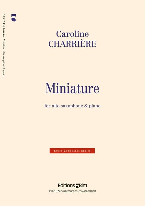 Charriere Caroline Miniature Sax12