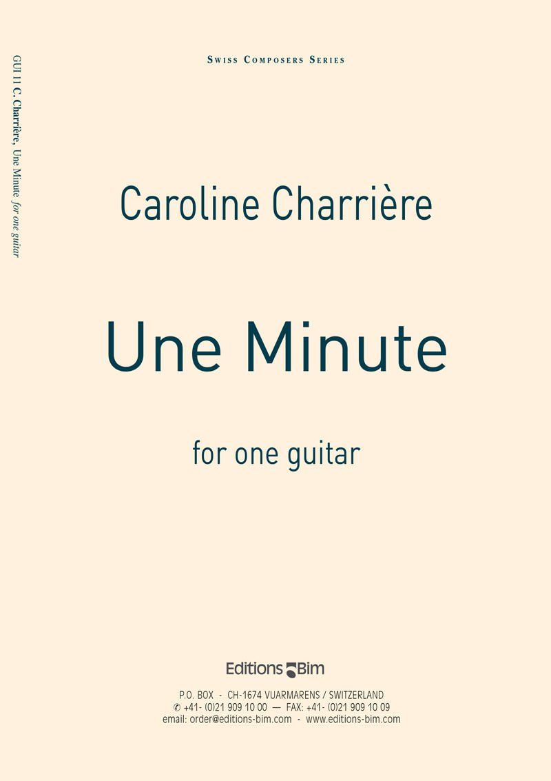 Charriere Caroline Une Minute Gui11