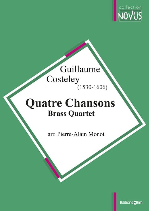 Costeley Guillaume 4 Chansons Ens20