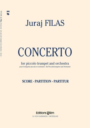Filas Juraj Concerto For Piccolo Trumpet Tp229