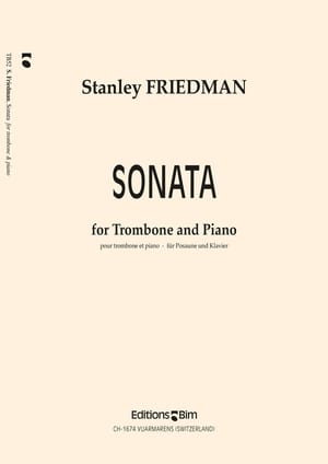 Friedman Stanley Trombone Sonata Tb52