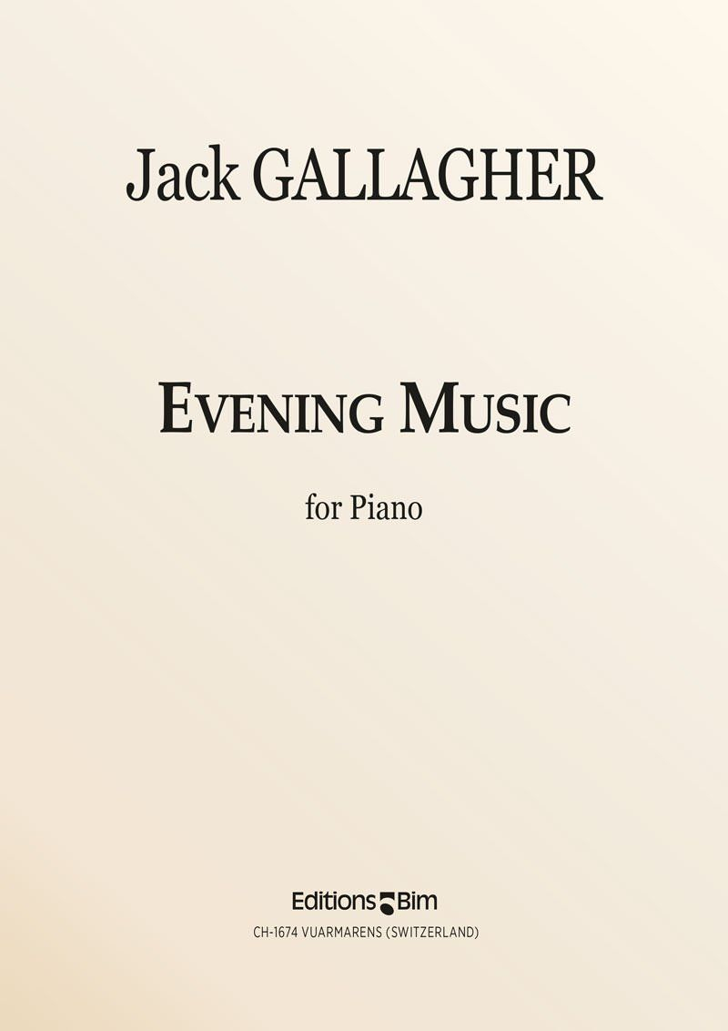 Gallagher Jack Evening Music Pno14