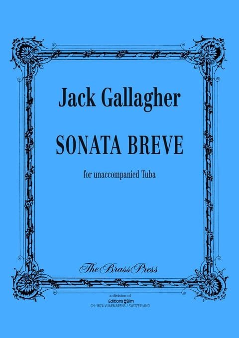 Gallagher Jack Sonata Breve Tuba Tu70
