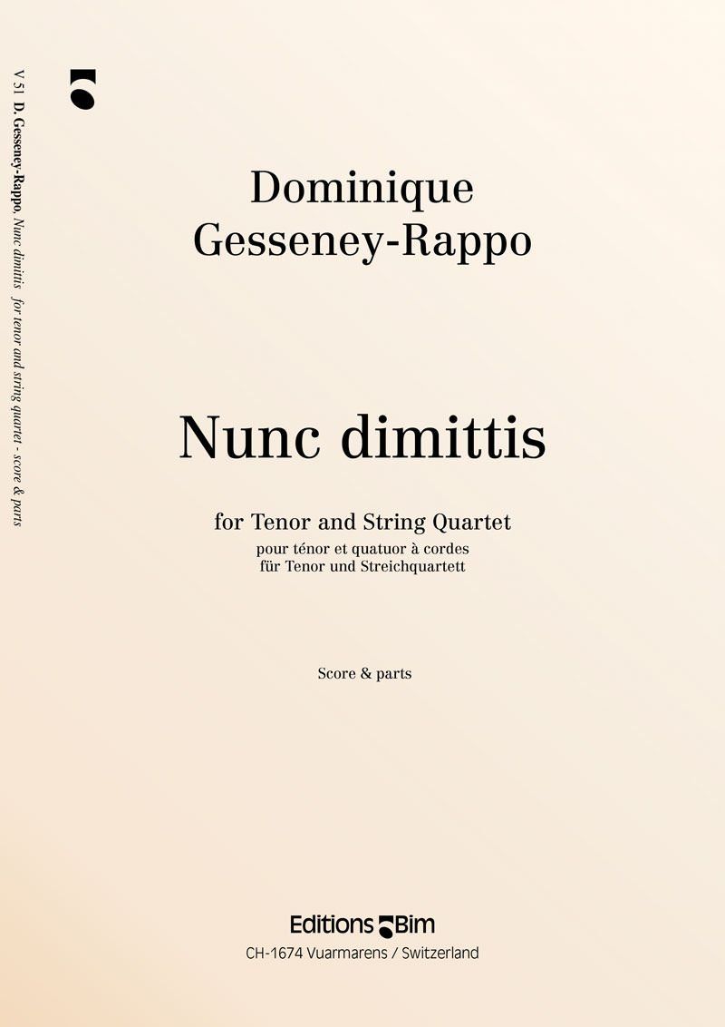 Gesseney Dominique Nunc Dimittis V51