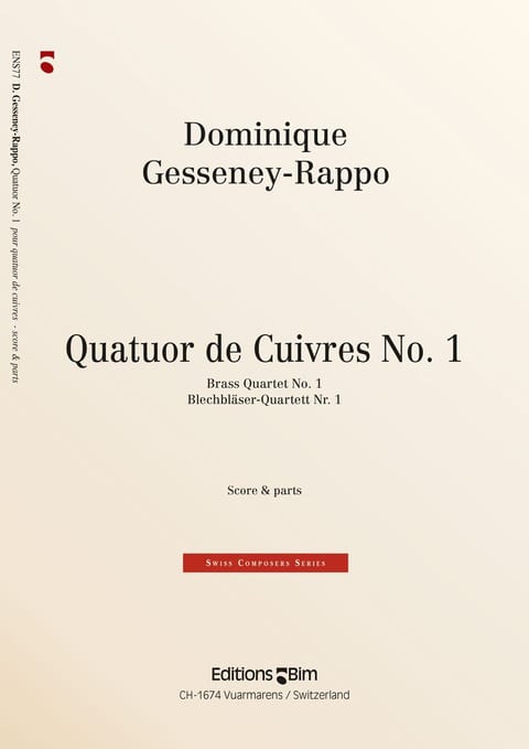 Gesseney Dominique Quatuor De Cuivres No 1 Ens77