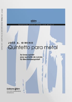 Gimeno Jose Quintetto Para Metal Ens133