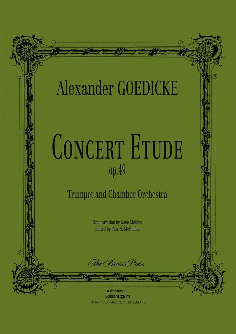 Goedicke Alexander Concert Etude Tp146