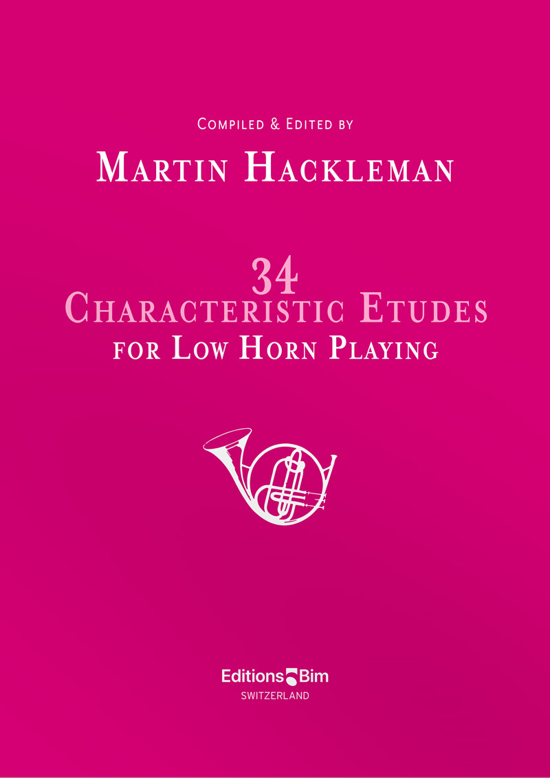 Hackleman Martin 34 Characteristic Etudes Low Horn Co14