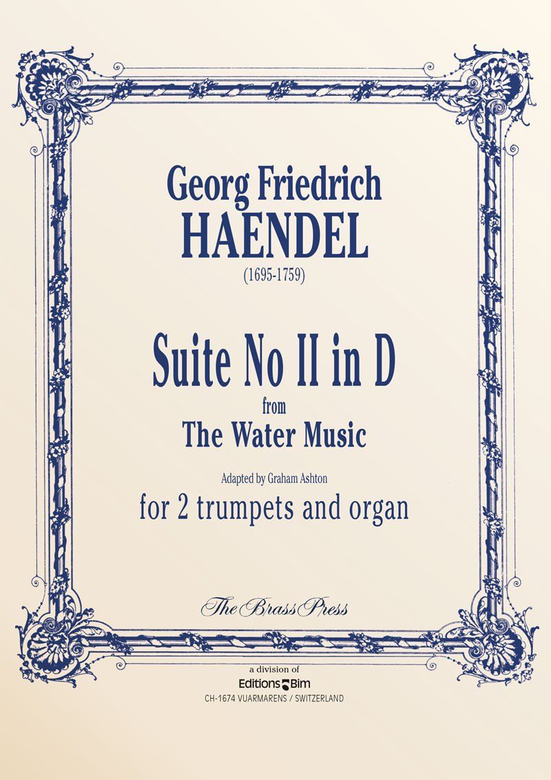 Haendel Georg Friedrich Suite No 2 In D Warer Music Tp299