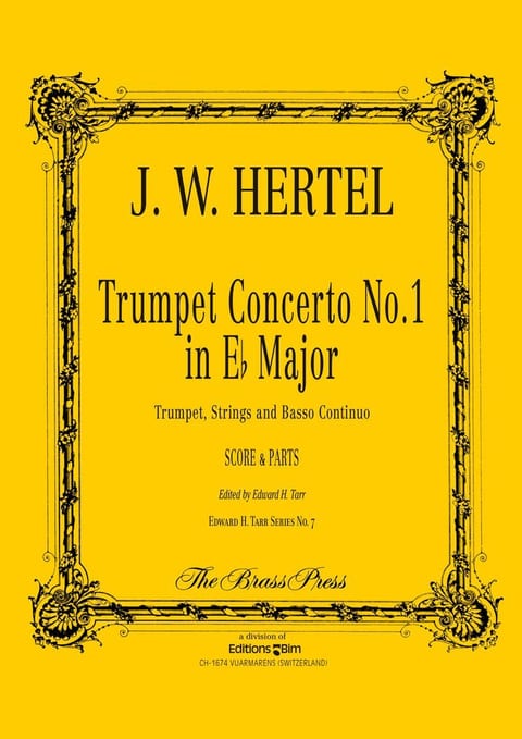 Hertel Johann Wilhelm Trumpet Concerto No 1 Tp153