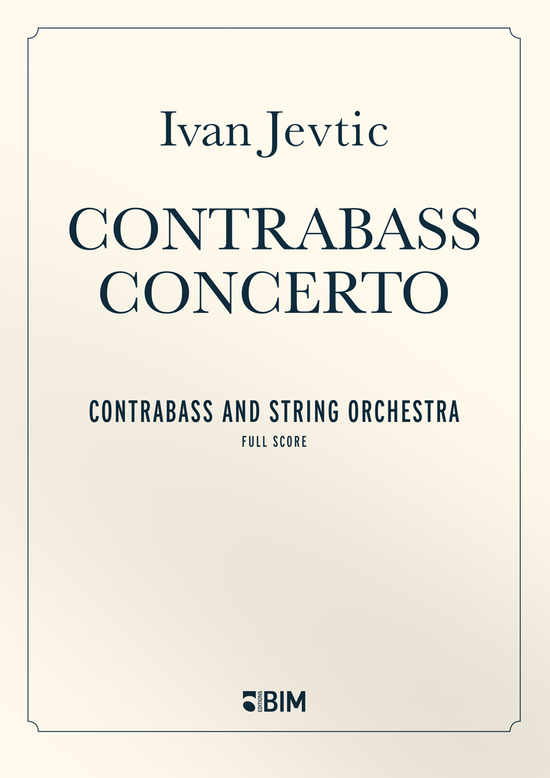 Jevtic Ivan Contrabass Concerto CB5